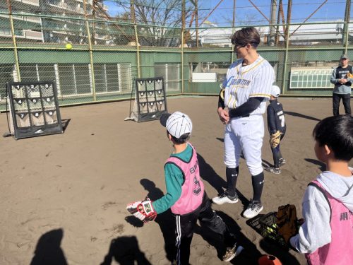 キャッチボール教室